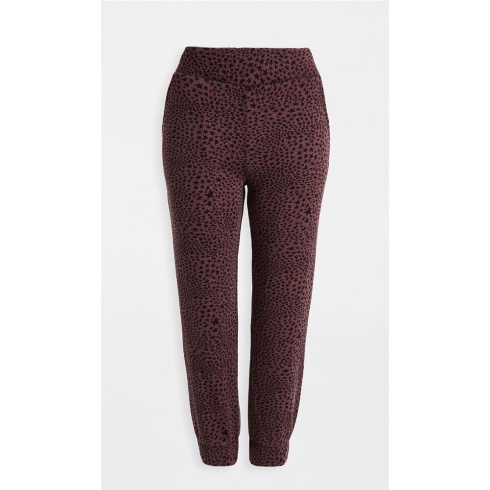 New Z Supply Cadence Stardust Joggers in Merlot Women's Size M